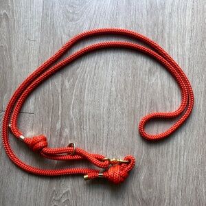 Orange Venture Leash: water resistant, climbing rope, durable, hiking, rope